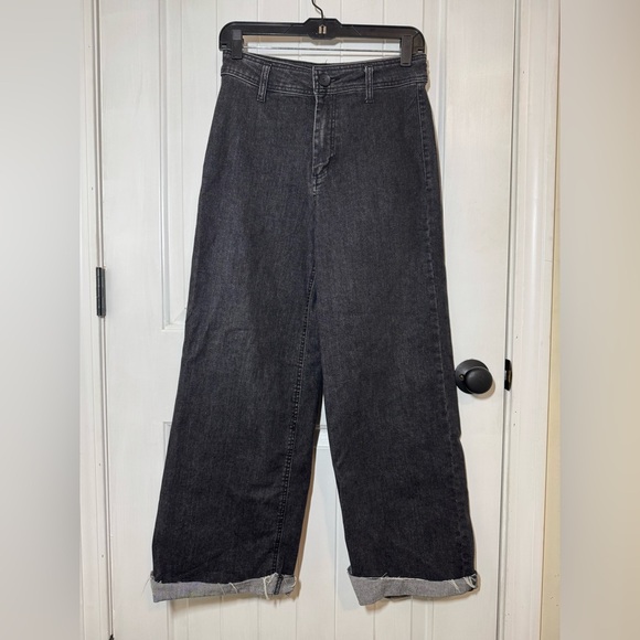 Oat New York Black Wide-Leg Jeans - Picture 1 of 8